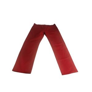 Levi‎ Strauss Co 569 Red Jeans Mens W36 L34 Straight Fit Cotton Denim